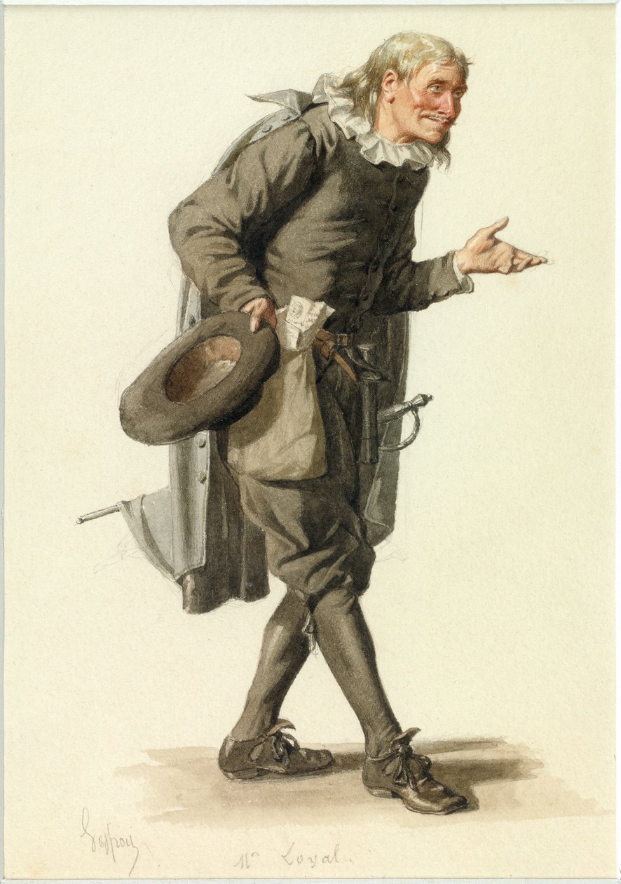 Porträt von Monsieur Loyal, um 1870 von Edmond Aime Florentin Geffroy
