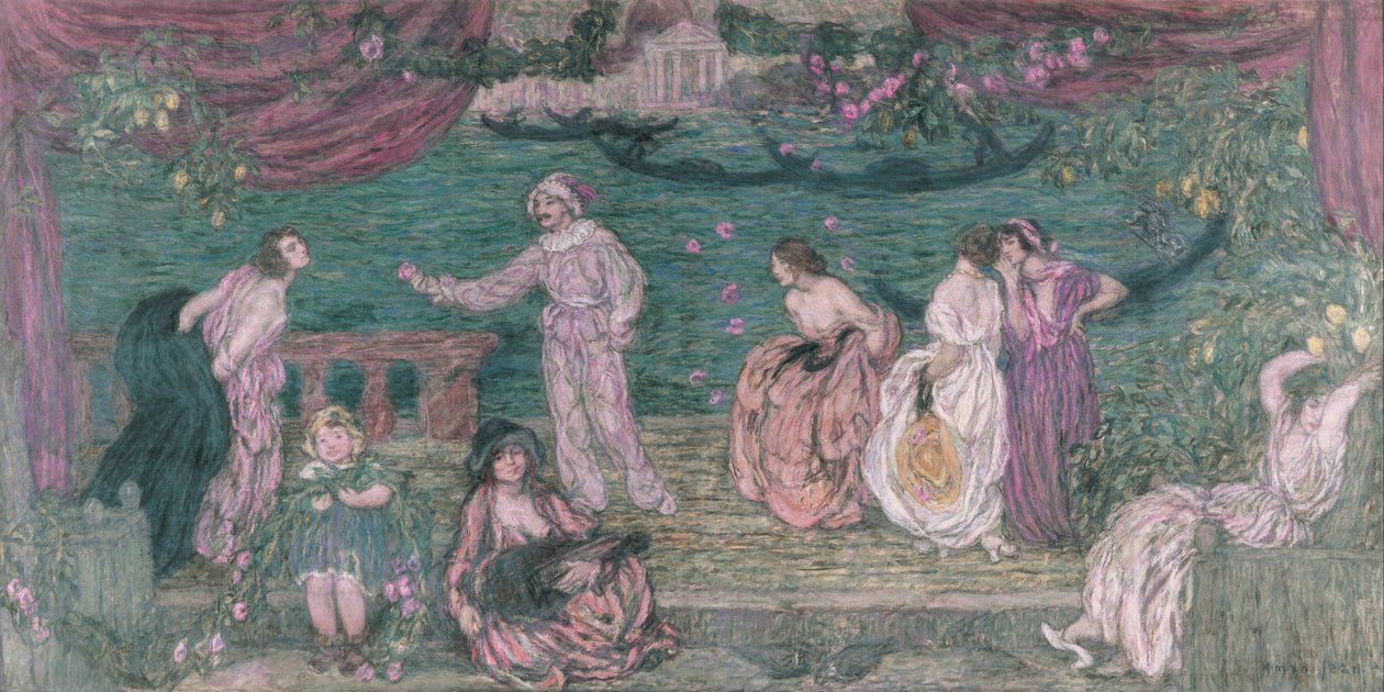 Fest von Venedig von Edmond Aman Jean