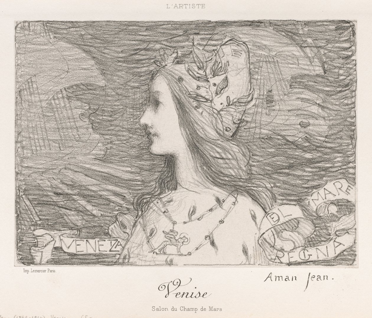 Venedig, 1892 von Edmond François Aman Jean