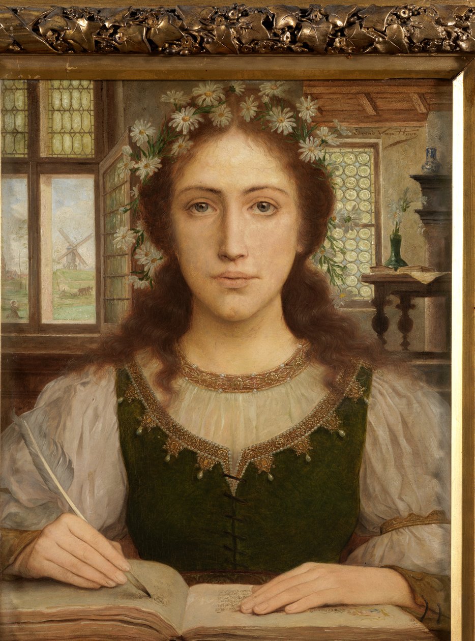 (Detail) von Legenda, aus Historia - Tempus - Legenda von Edmond Theodor van Hove