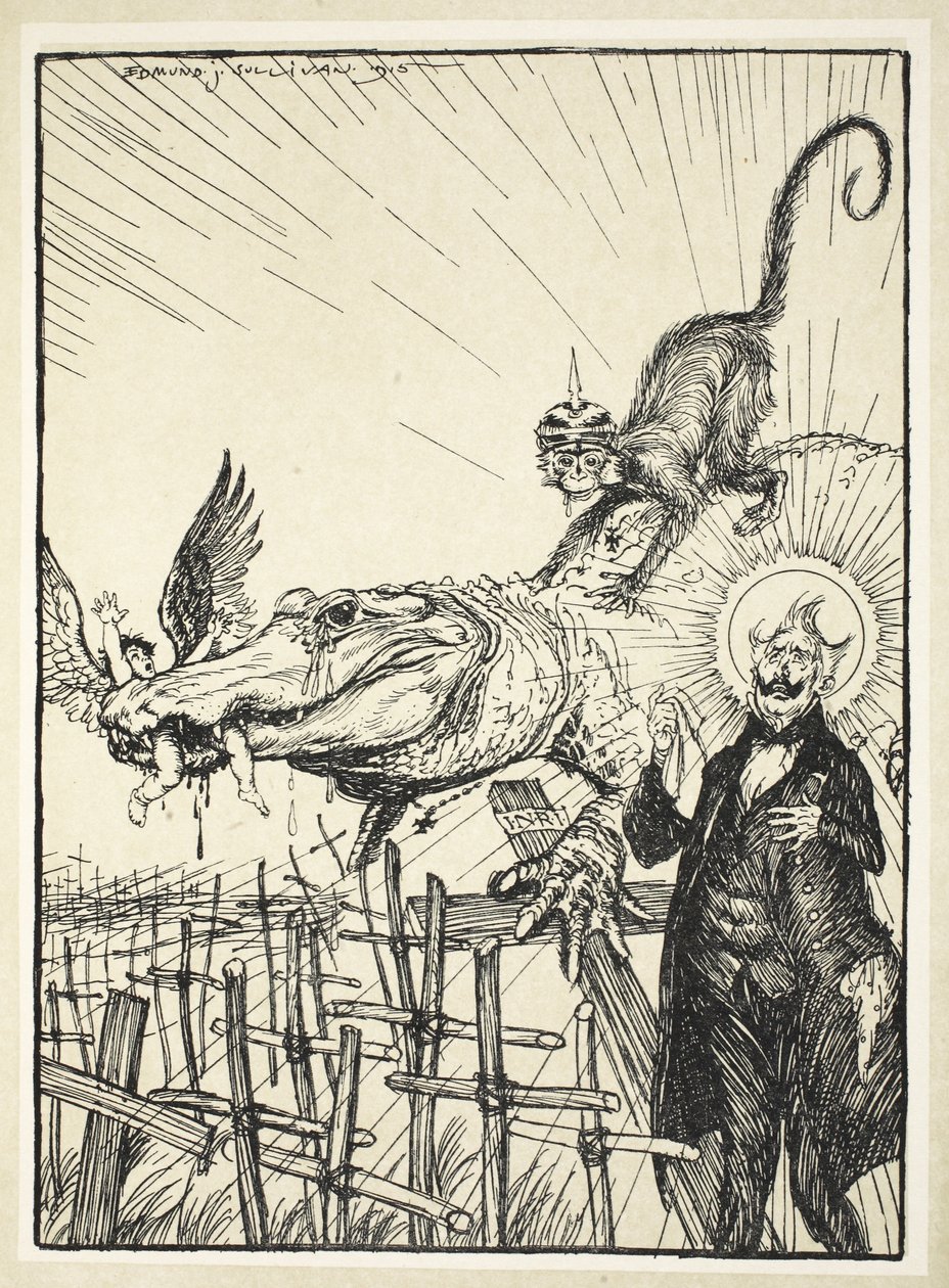 Krokodilstränen, Illustration aus The Kaiser