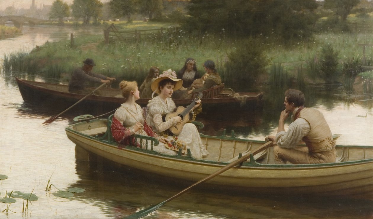 Kummer und Lied von Edmund Blair Leighton