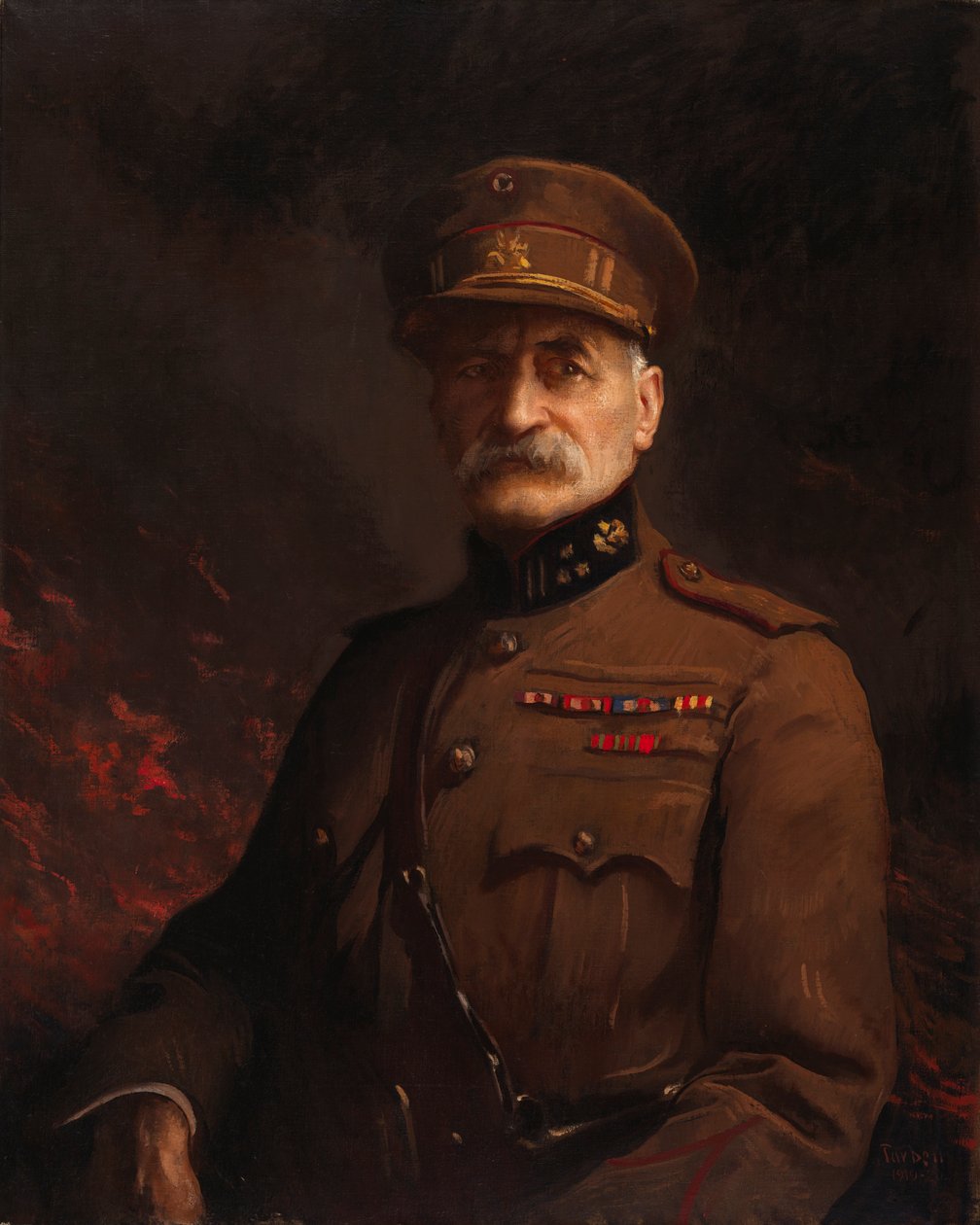 General Georges Leman, Kommandant der befestigten Stadt Lüttich, 1919-1920 von Edmund Charles Tarbell