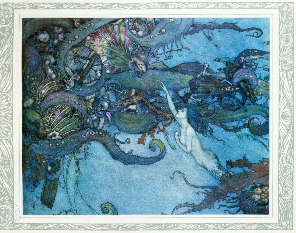 Die kleine Meerjungfrau von Edmund Dulac