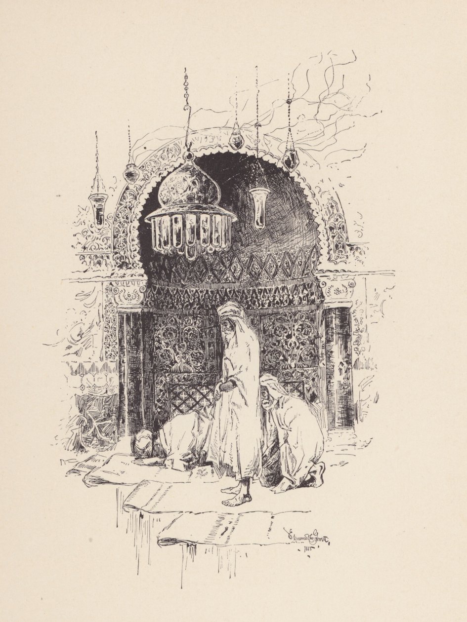 Illustration für The Eve of St Agnes von John Keats von Edmund Henry Garrett