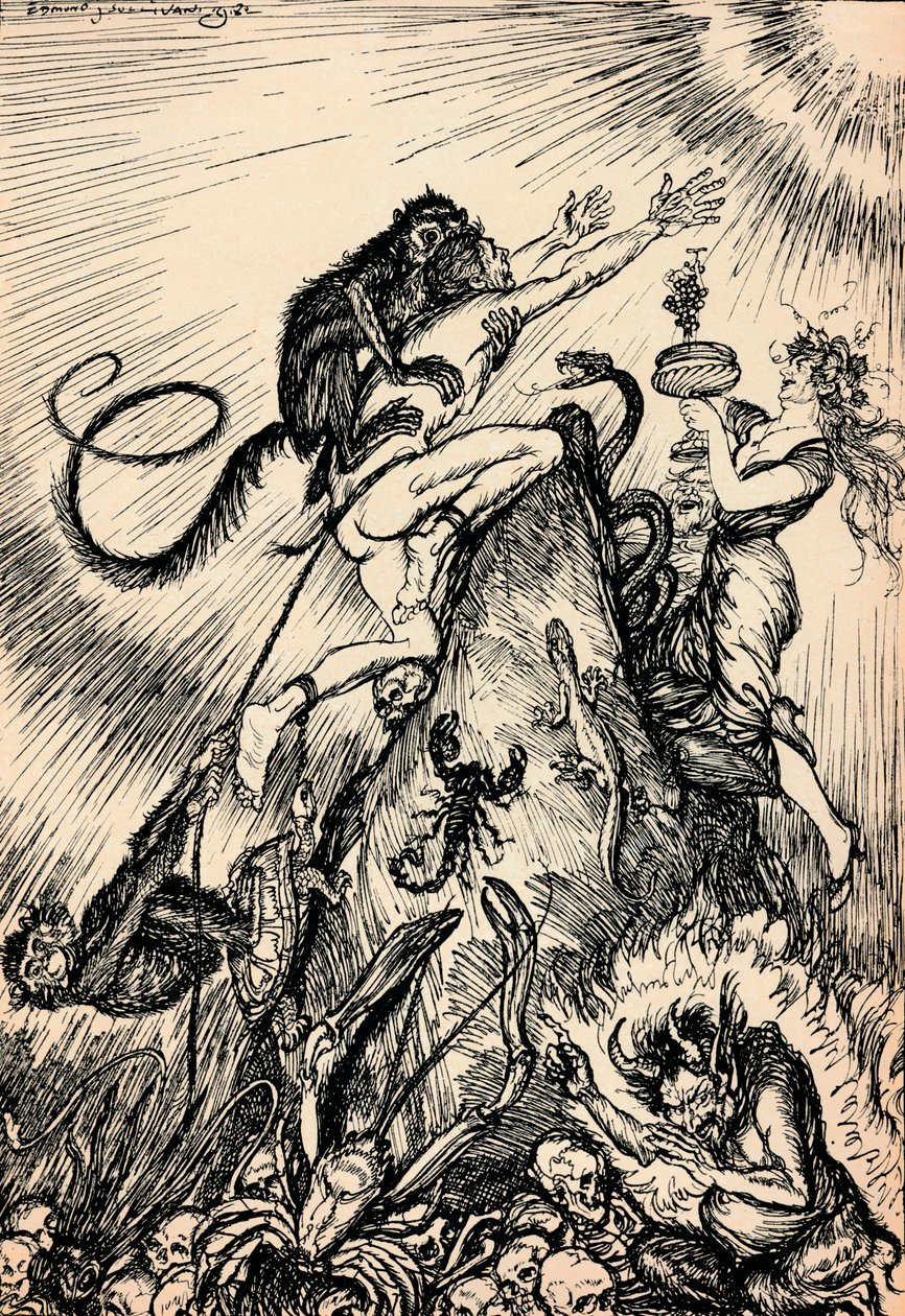 Wir kommen durch viele Sklavereien in die Freiheit, um 1918, 1918 von Edmund Joseph Sullivan