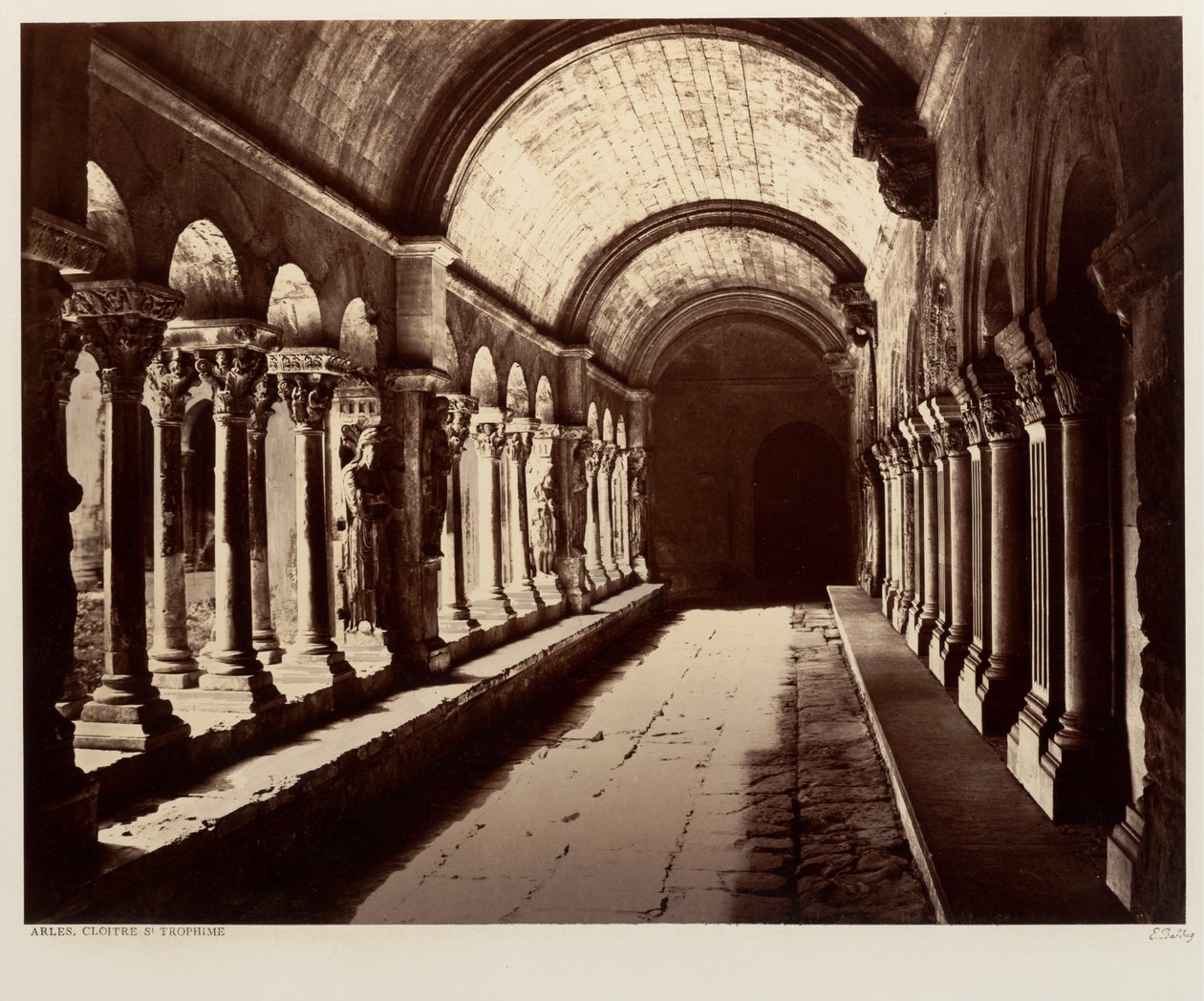 Arles, Kreuzgang von St. Trophime von Édouard Baldus