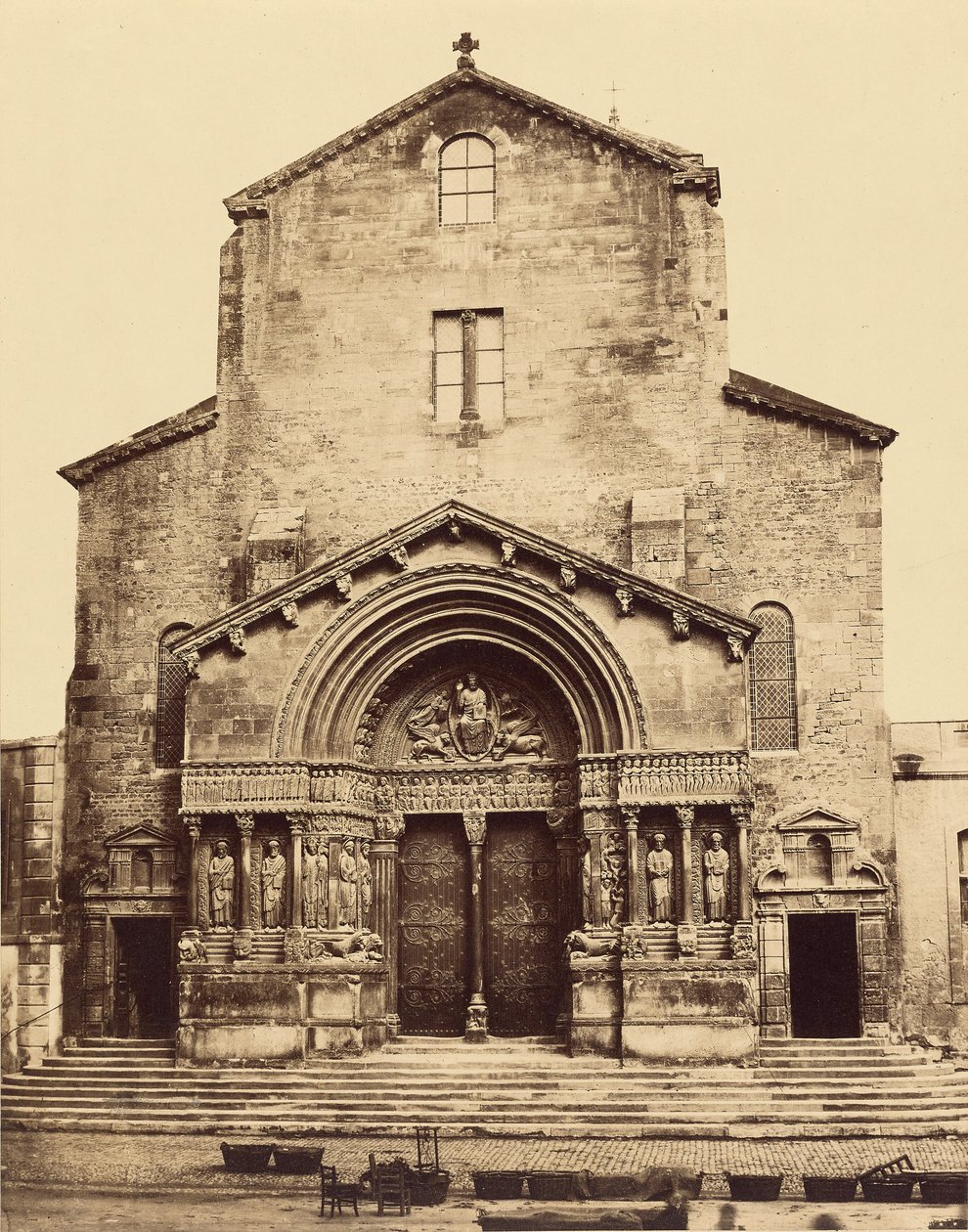Kirche Saint Trophime, Arles von Édouard Baldus