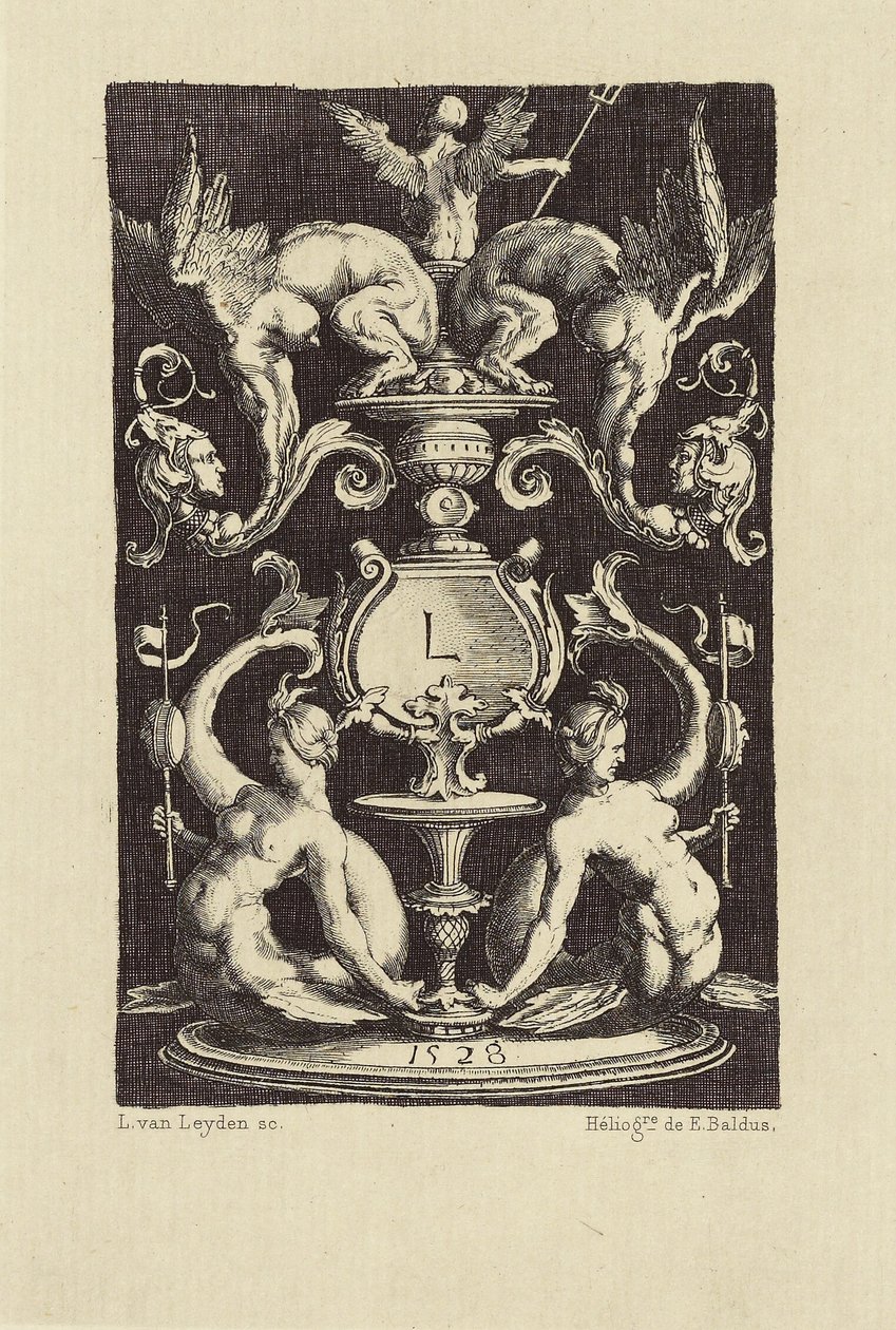 Entwurf von Lucas van Leyden von Édouard Baldus