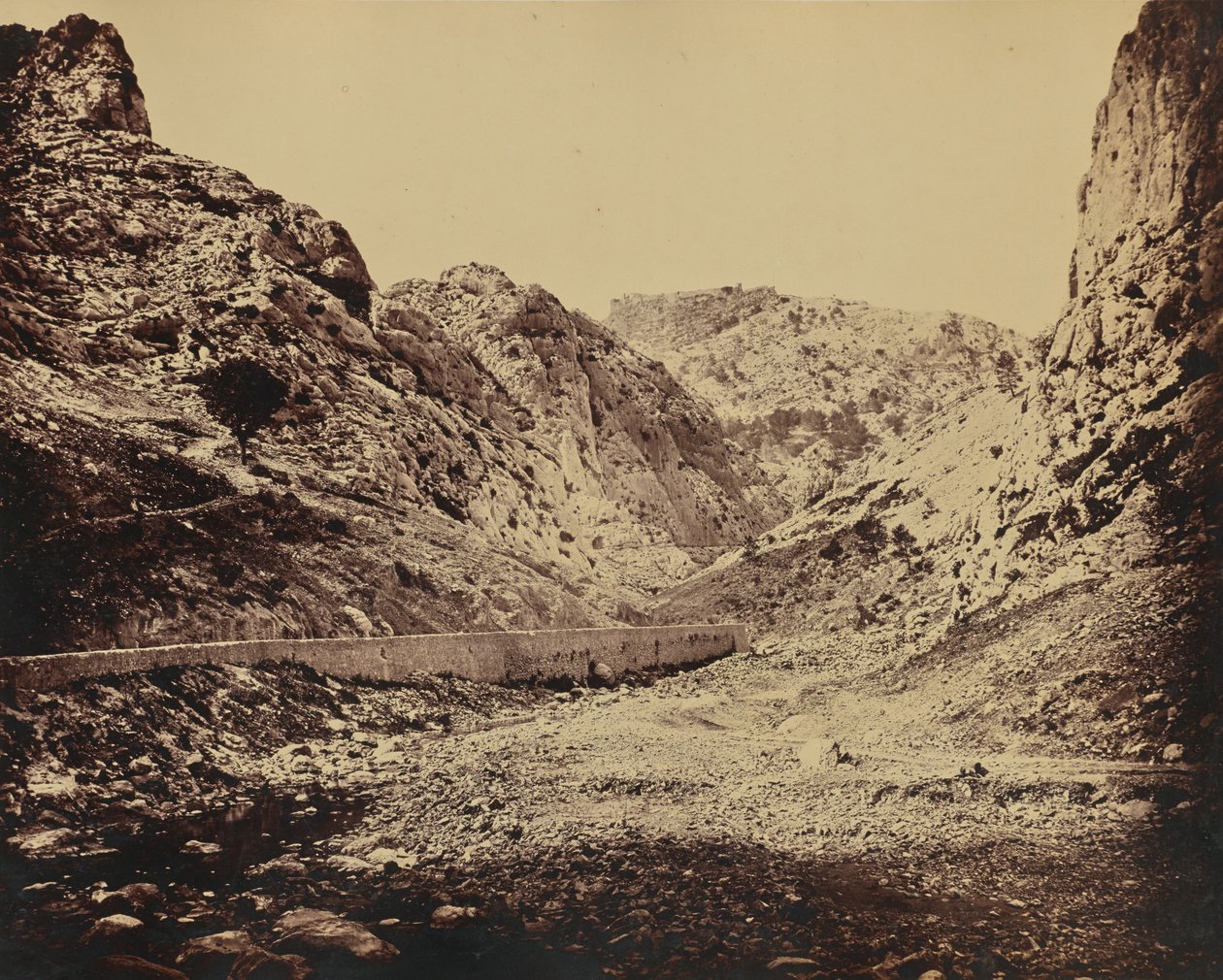 Schluchten von Ollioules von Édouard Baldus