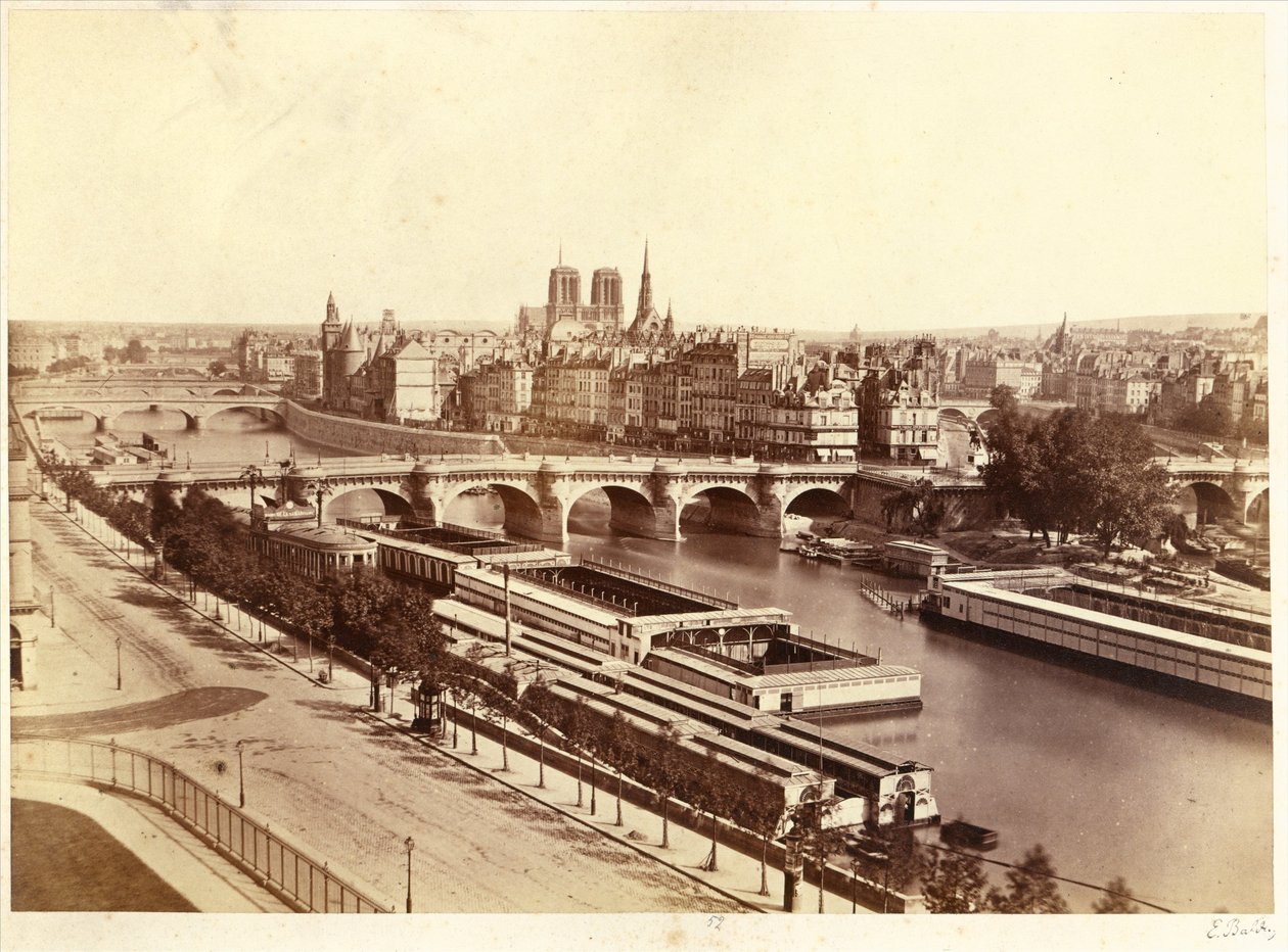 Panorama der Stadt von Édouard Baldus