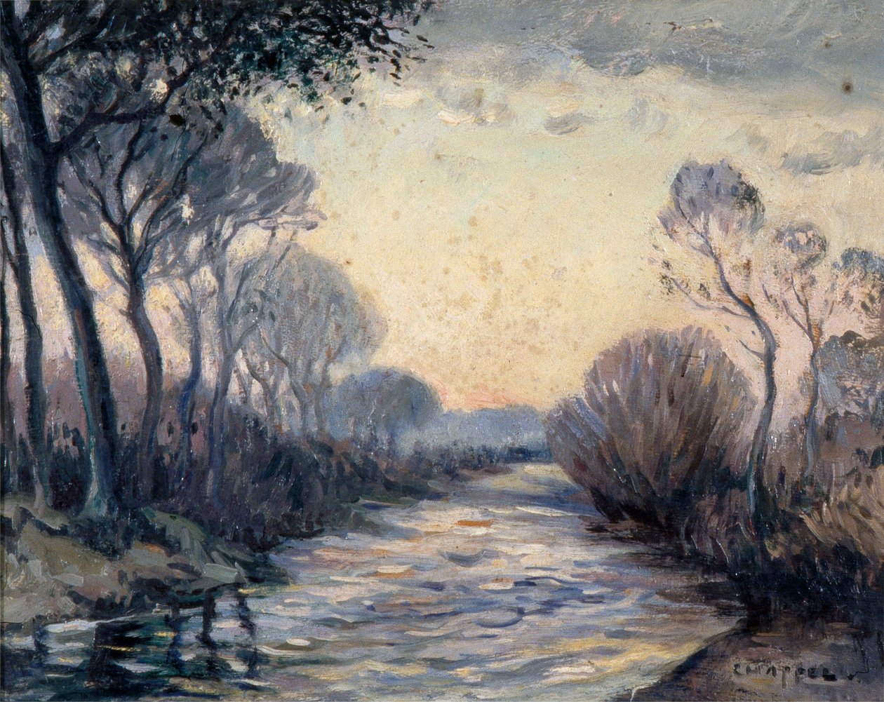 Fluss Cagnes von Edouard Chappel