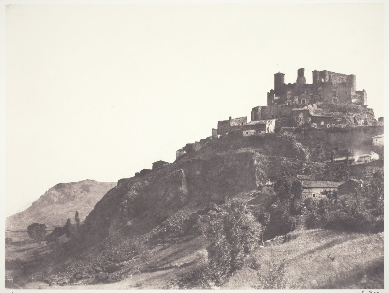 Schloss Murol in der Auvergne von Edouard Denis Baldus