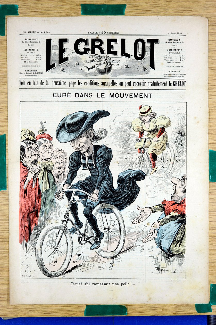 Cover von „Le Grelot“, Nummer 1269, satirisch in Farben von Edouard Guillaumin Pepin