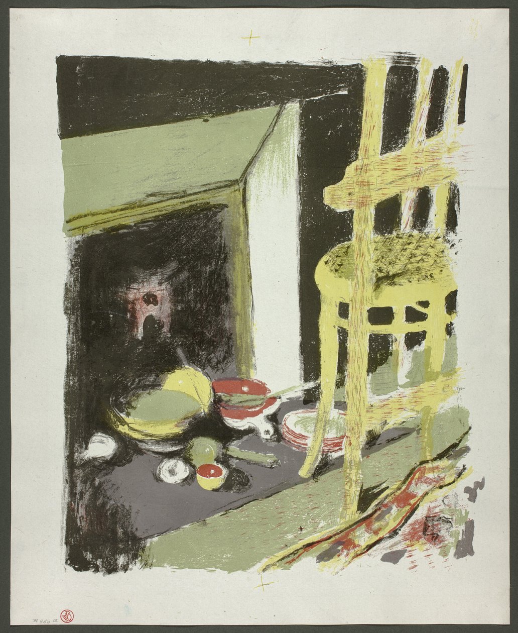 Der Herd, Platte acht aus Landschaften und Innenräume von Édouard Jean Vuillard