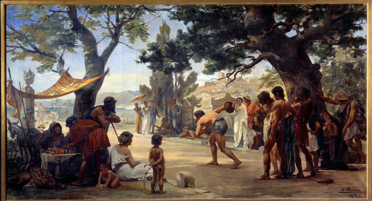 Griechische Antike: „Das Diskusspiel“ (Diskobolos) von Edouard Joseph Dantan