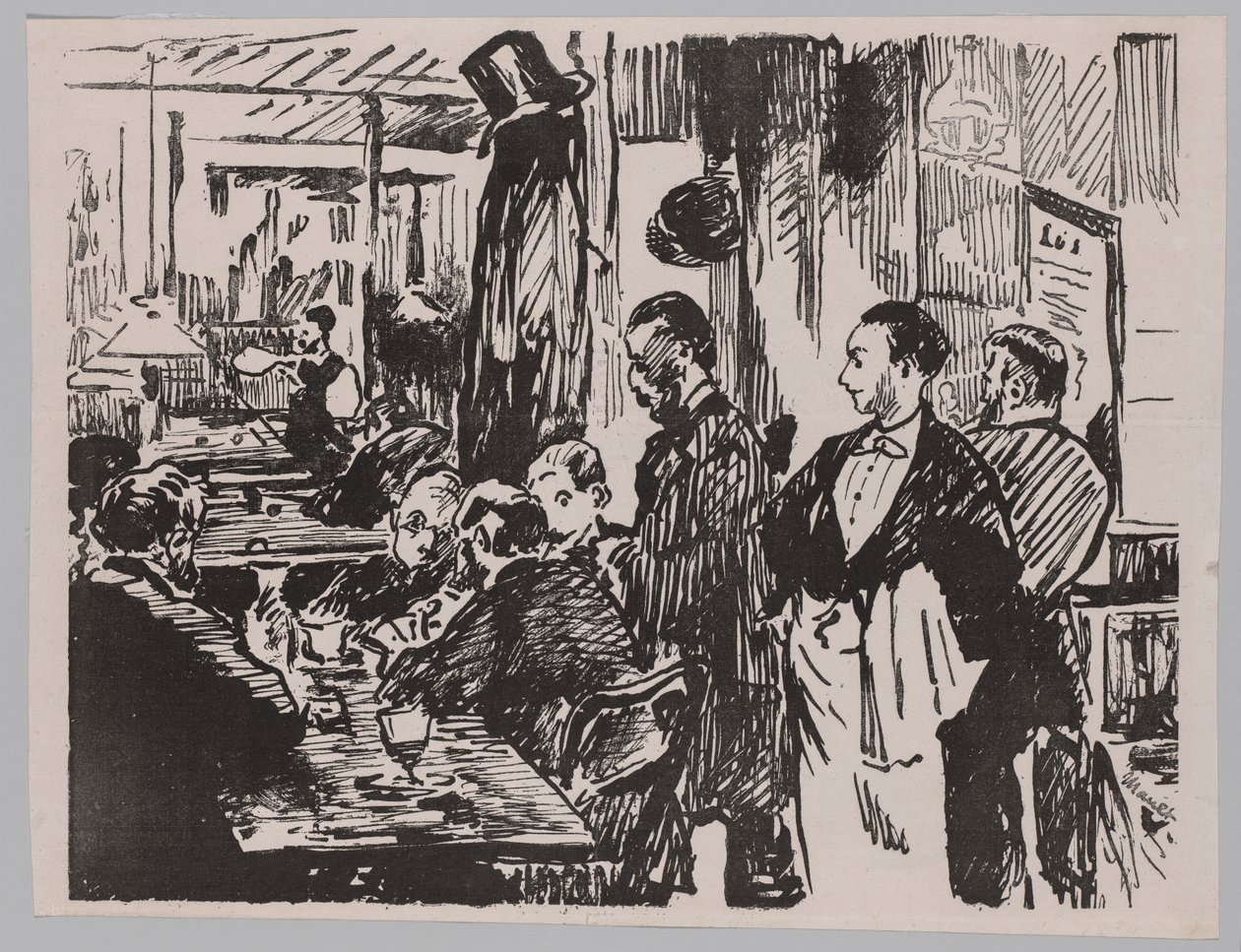 Im Café von Édouard Manet