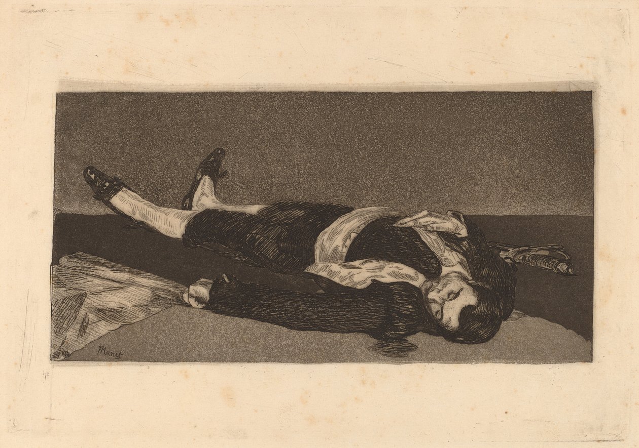 Toter Torero (Torero mort) von Édouard Manet