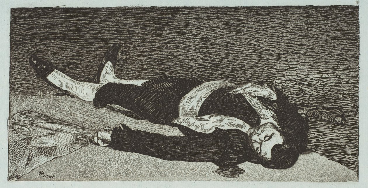 Toter Torero, 1867-68 von Édouard Manet