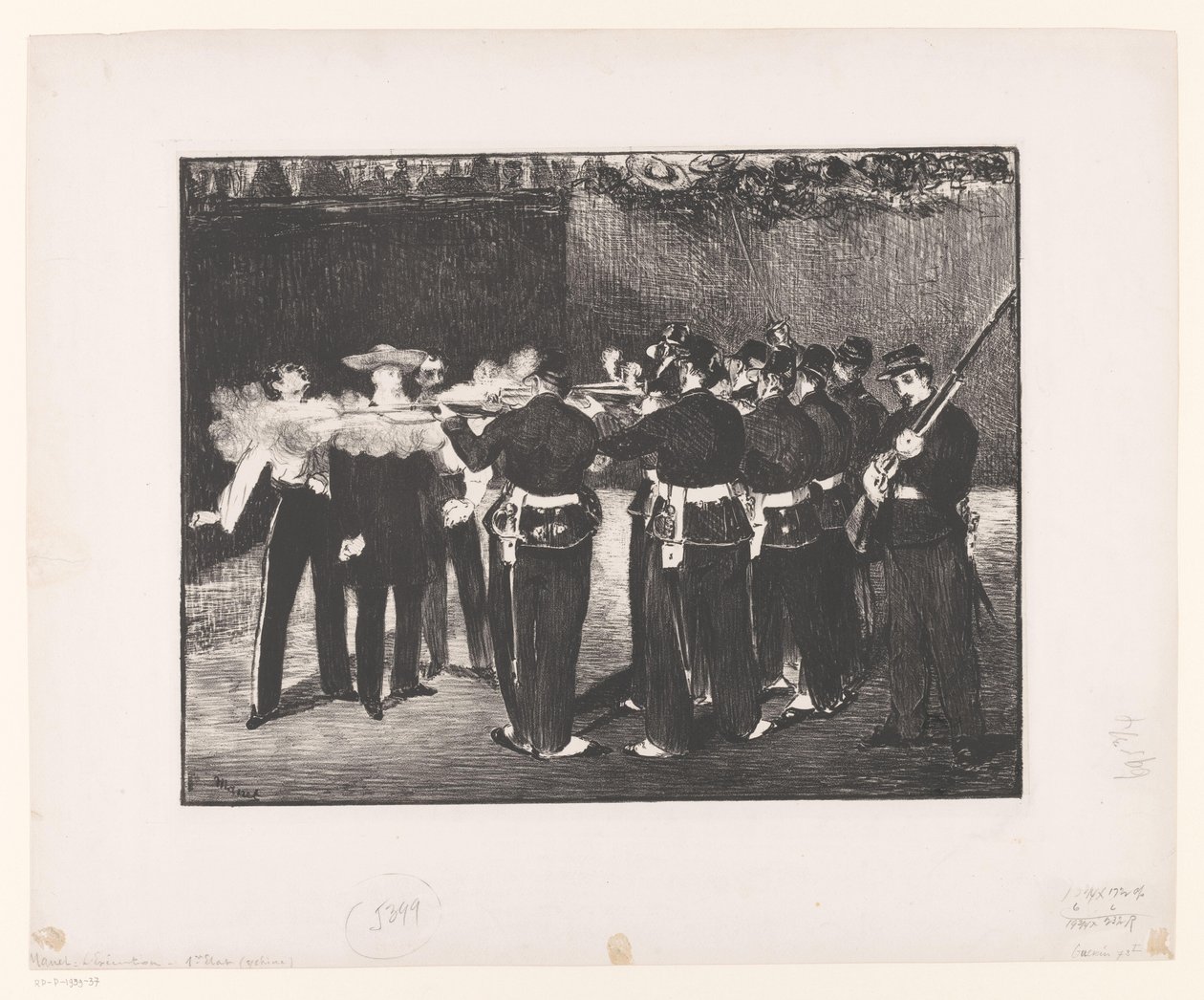 Hinrichtung von Kaiser Maximilian von Édouard Manet