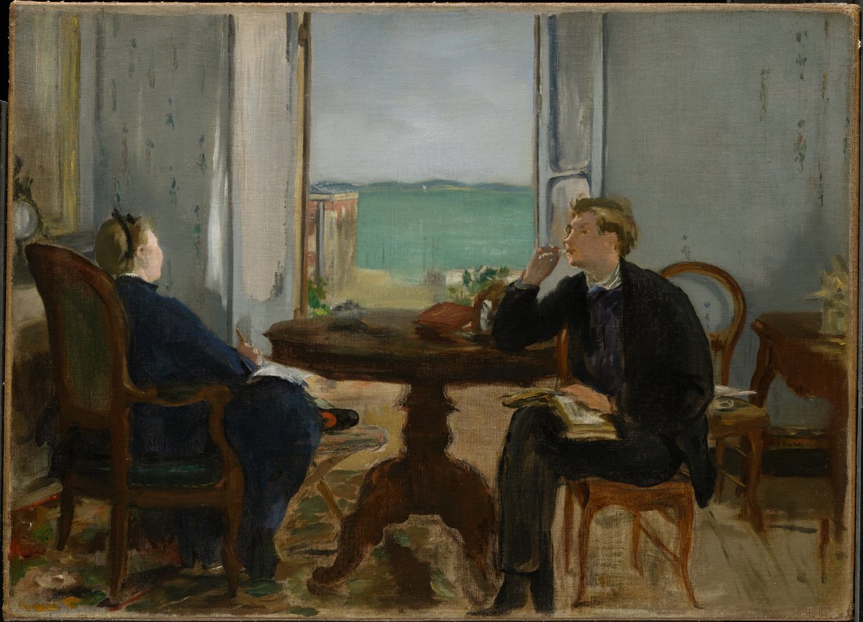 Innenraum in Arcachon von Édouard Manet