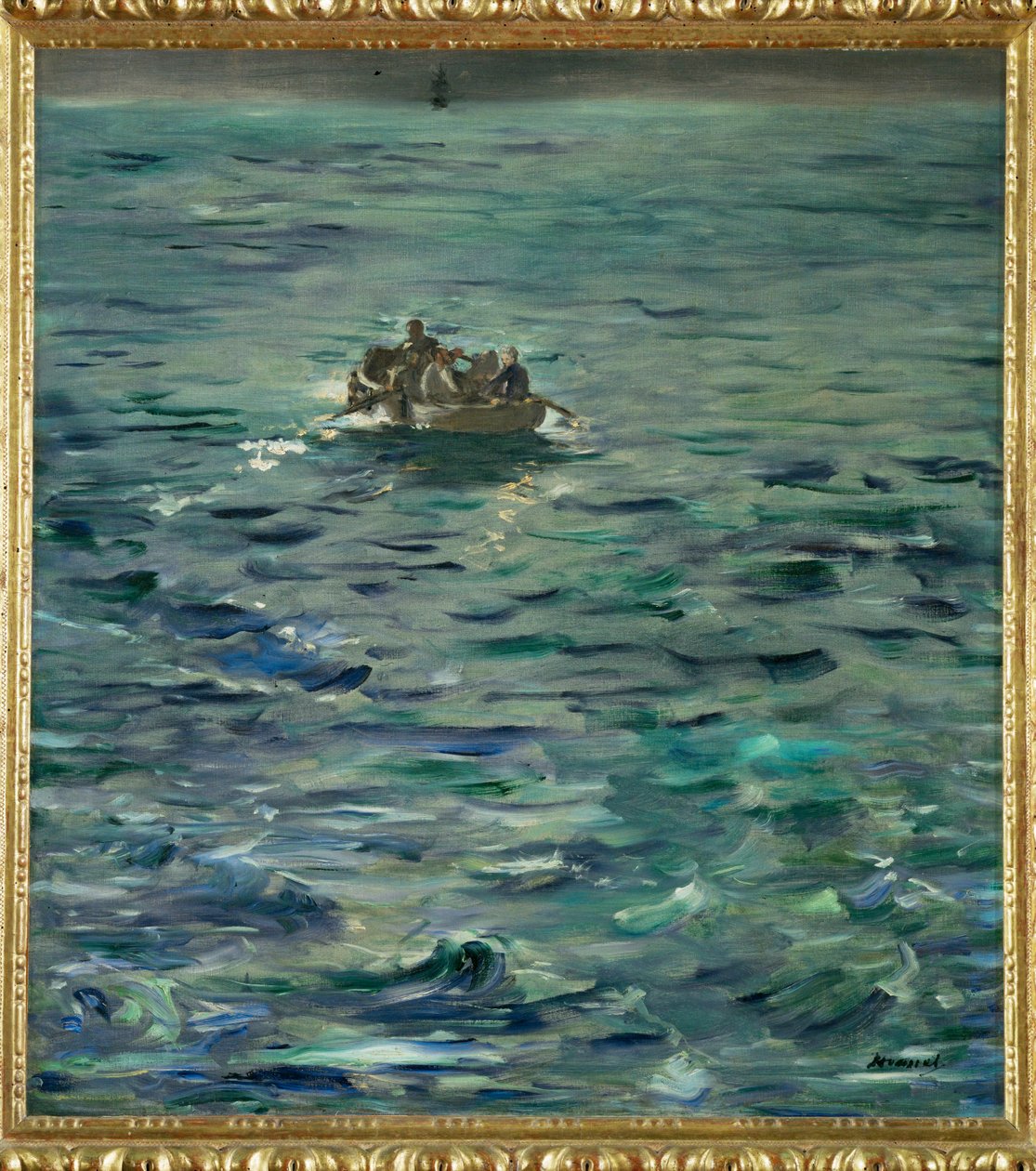 Die Flucht von Rochefort von Edouard Manet