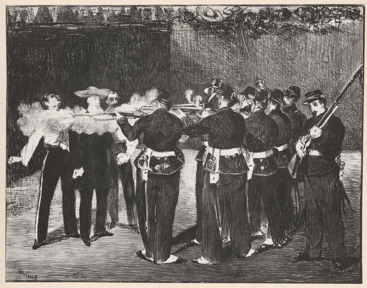 Die Erschießung von Maximilian von Édouard Manet