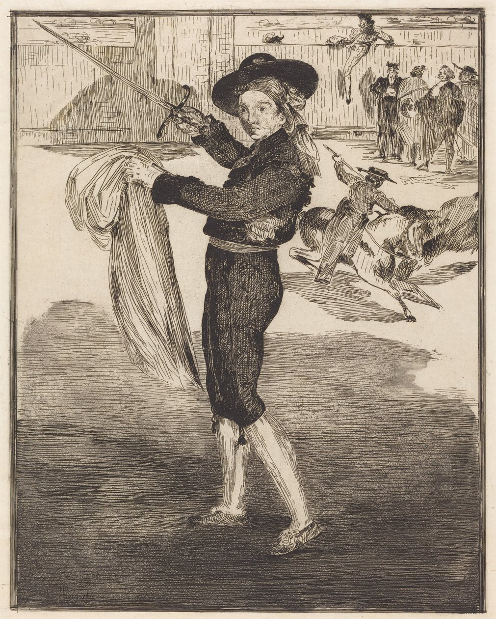 Mlle. Victorine im Kostüm eines "Espada" von Édouard Manet