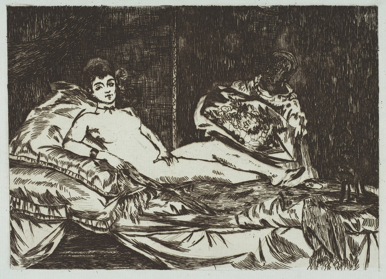 Olympia große Platte von Édouard Manet
