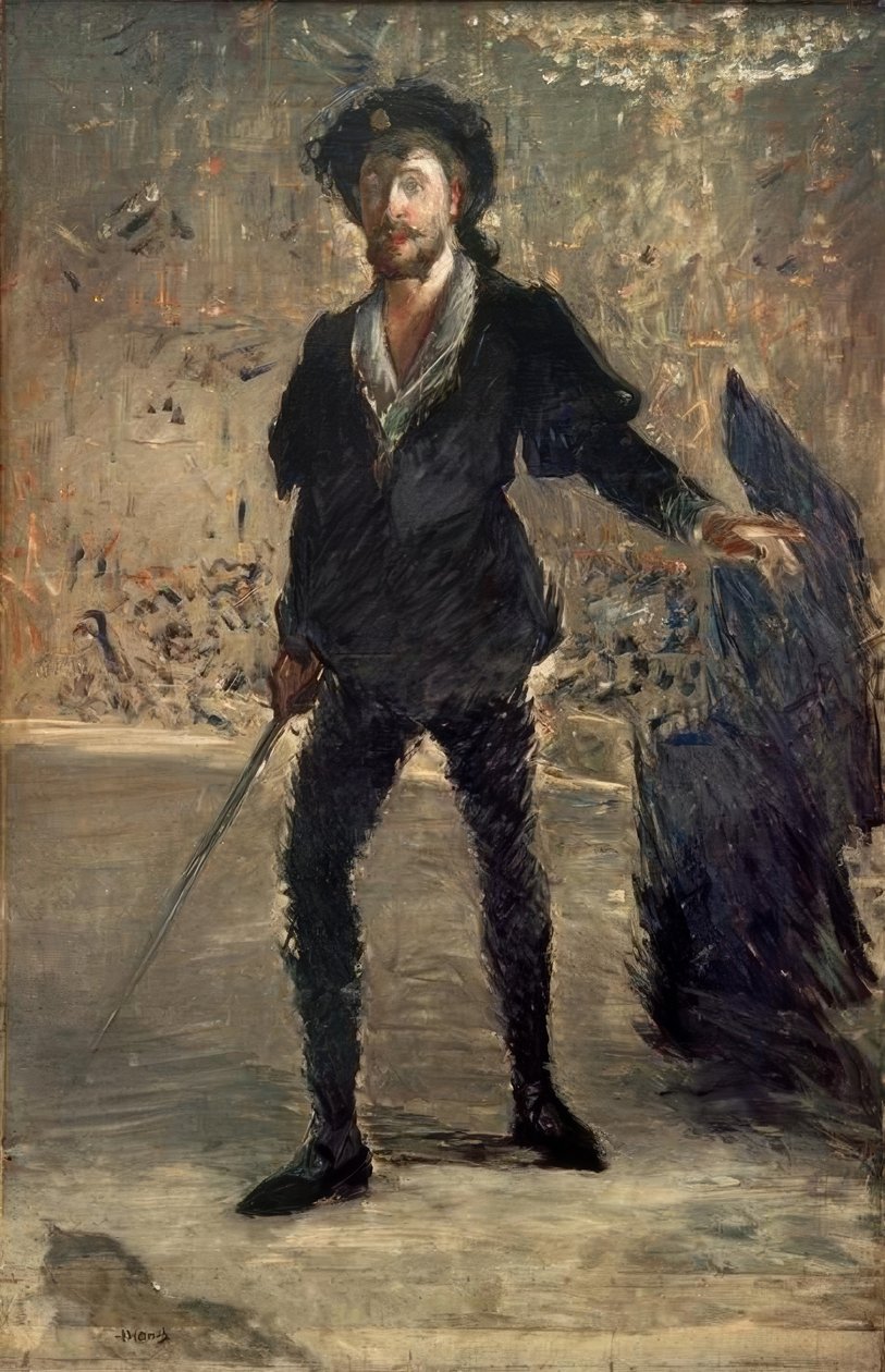 Porträt von Faure in der Rolle des Hamlet von Édouard Manet