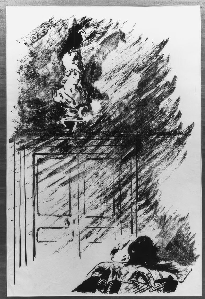 Setz’ sich auf die Pallas-Büste… von Édouard Manet