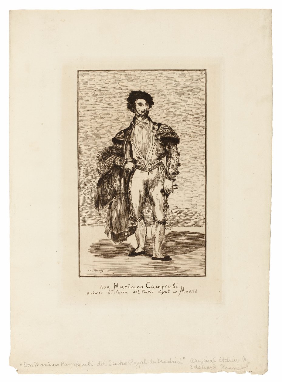 Die Balletttänzerin (Don Mariano Camprubi) von Édouard Manet