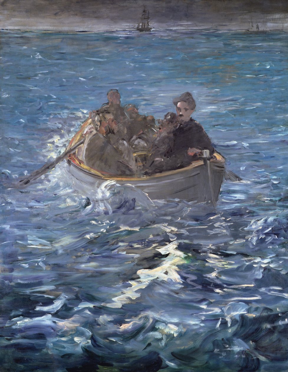 Die Flucht von Henri de Rochefort (1831-1915) 1874 von Édouard Manet