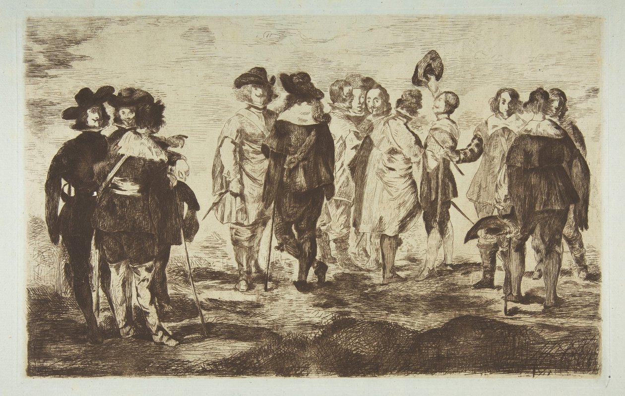 Die kleinen Kavaliere, nach Velázquez (1861-62) von Édouard Manet
