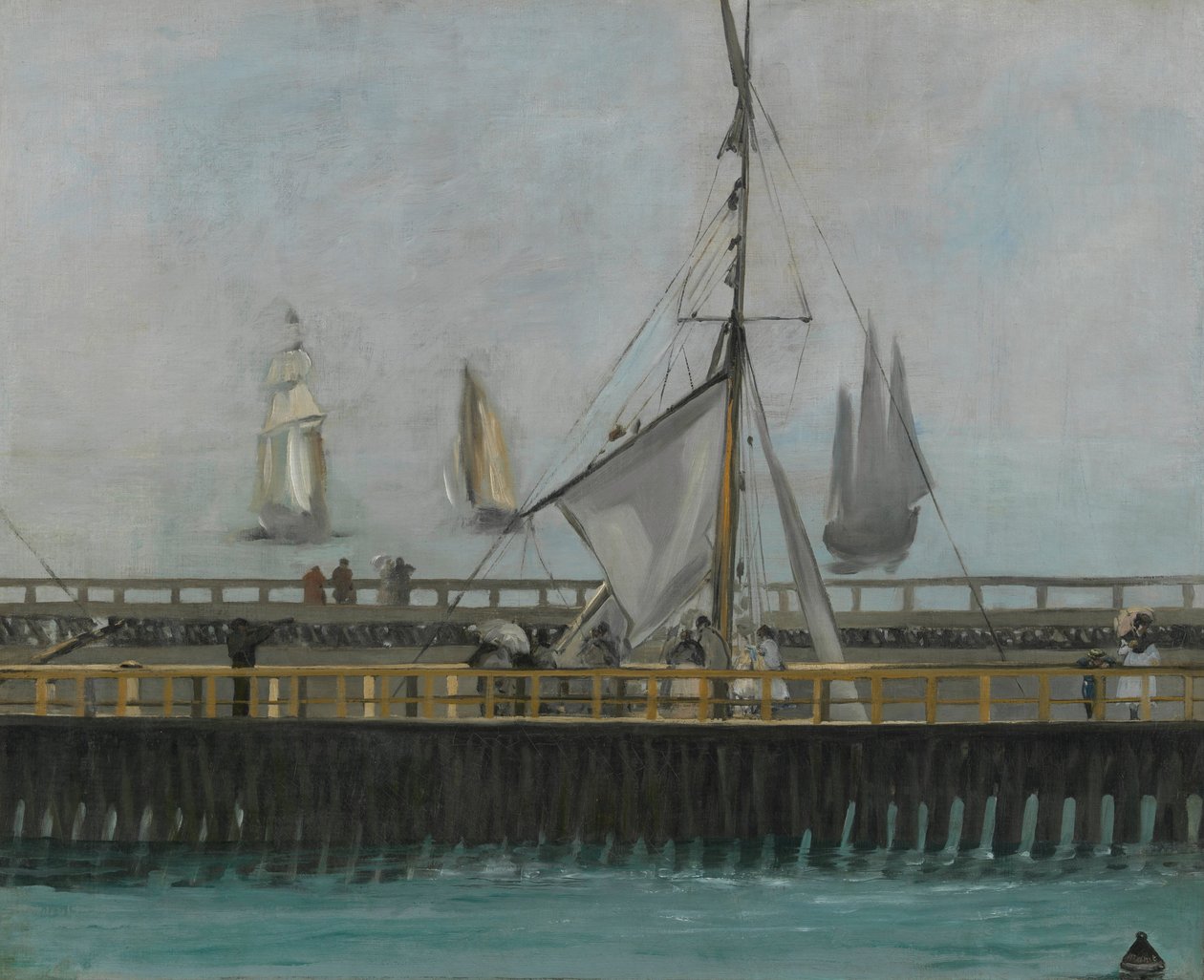 Der Steg von Boulogne-sur-Mer, 1868 von Édouard Manet