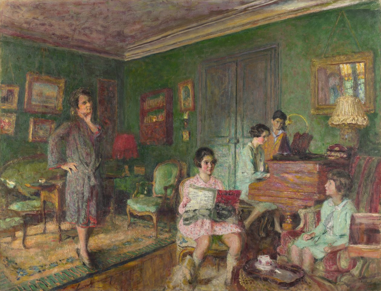 Madame André Wormser und ihre Kinder, 1927 von Edouard Vuillard