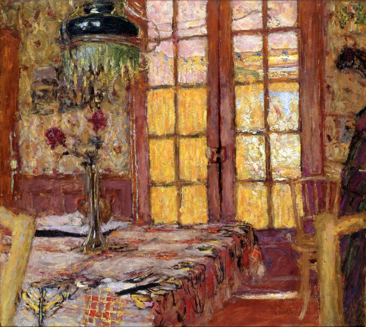 Madame Vuillard im Speisesaal, Vaucresson, ca. 1919-25 von Edouard Vuillard