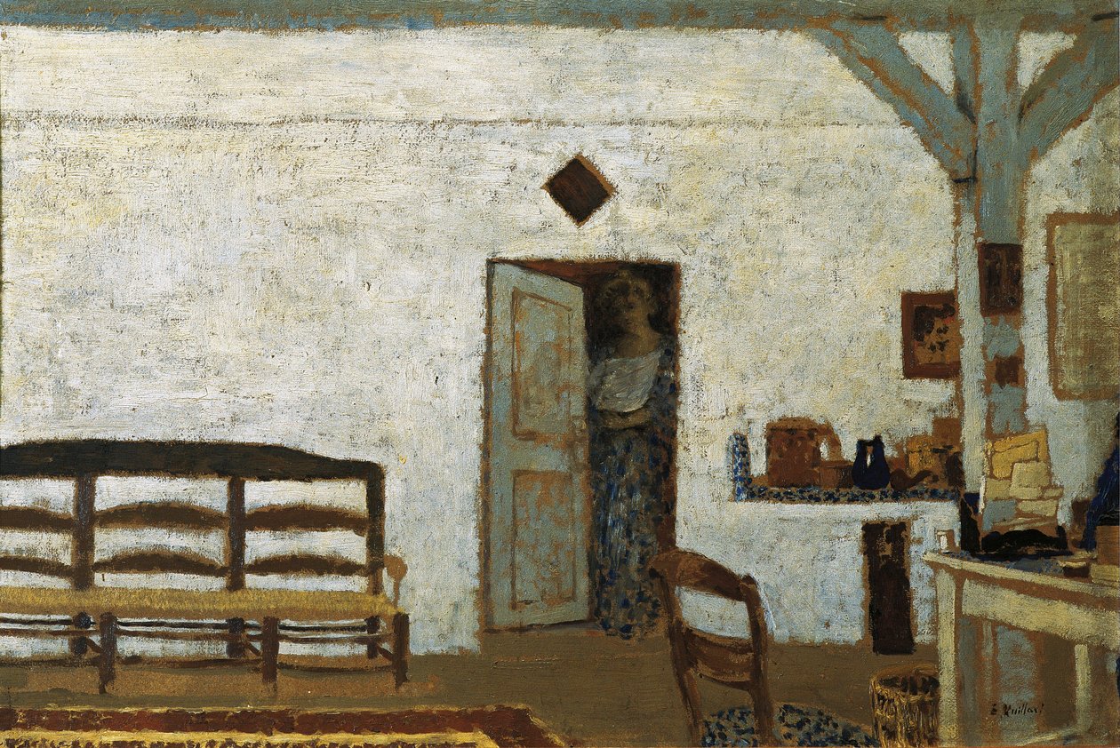Misia in Villeneuve-sur-Yonne von Edouard Vuillard
