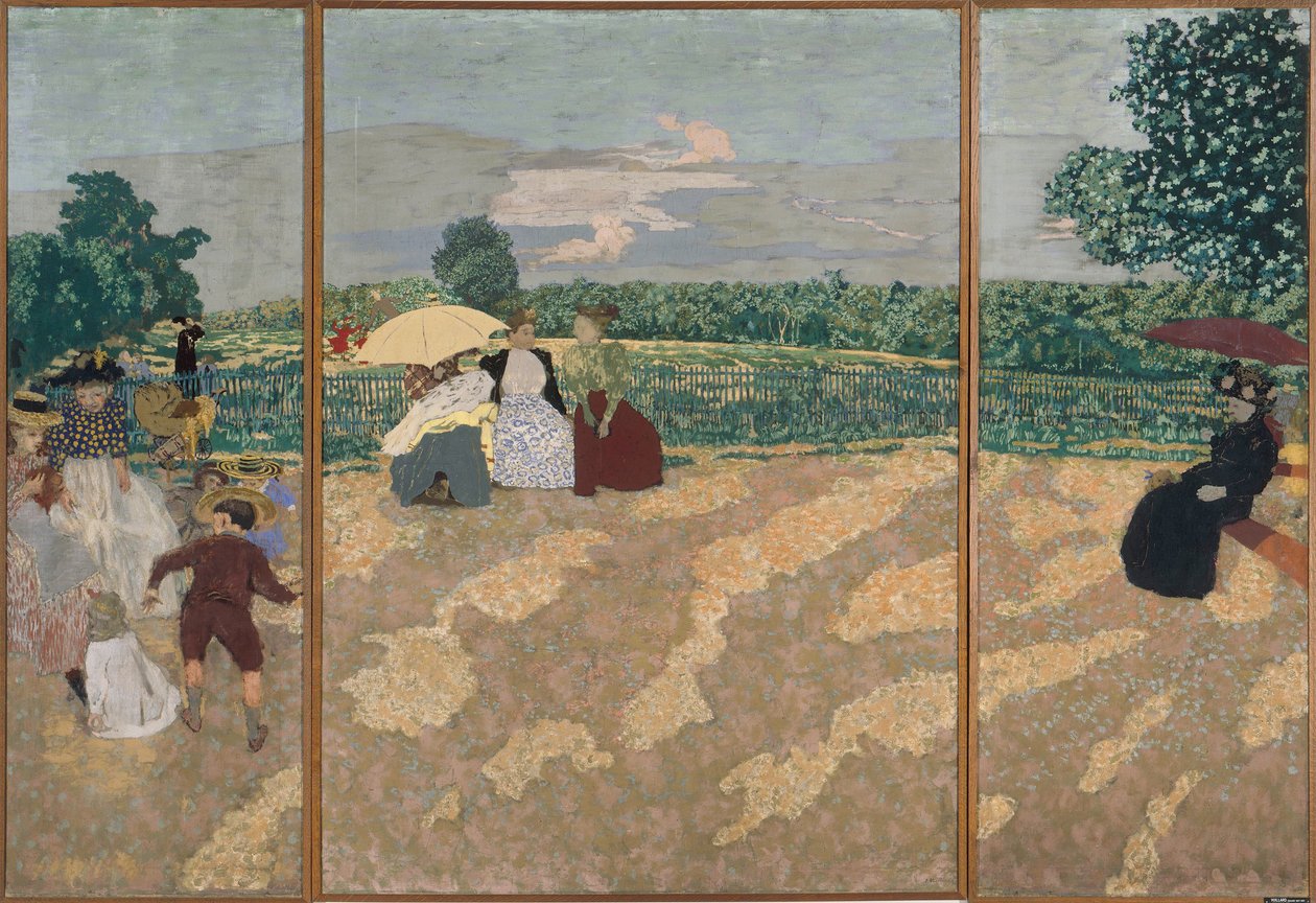 Öffentliche Gärten, 1894 von Edouard Vuillard