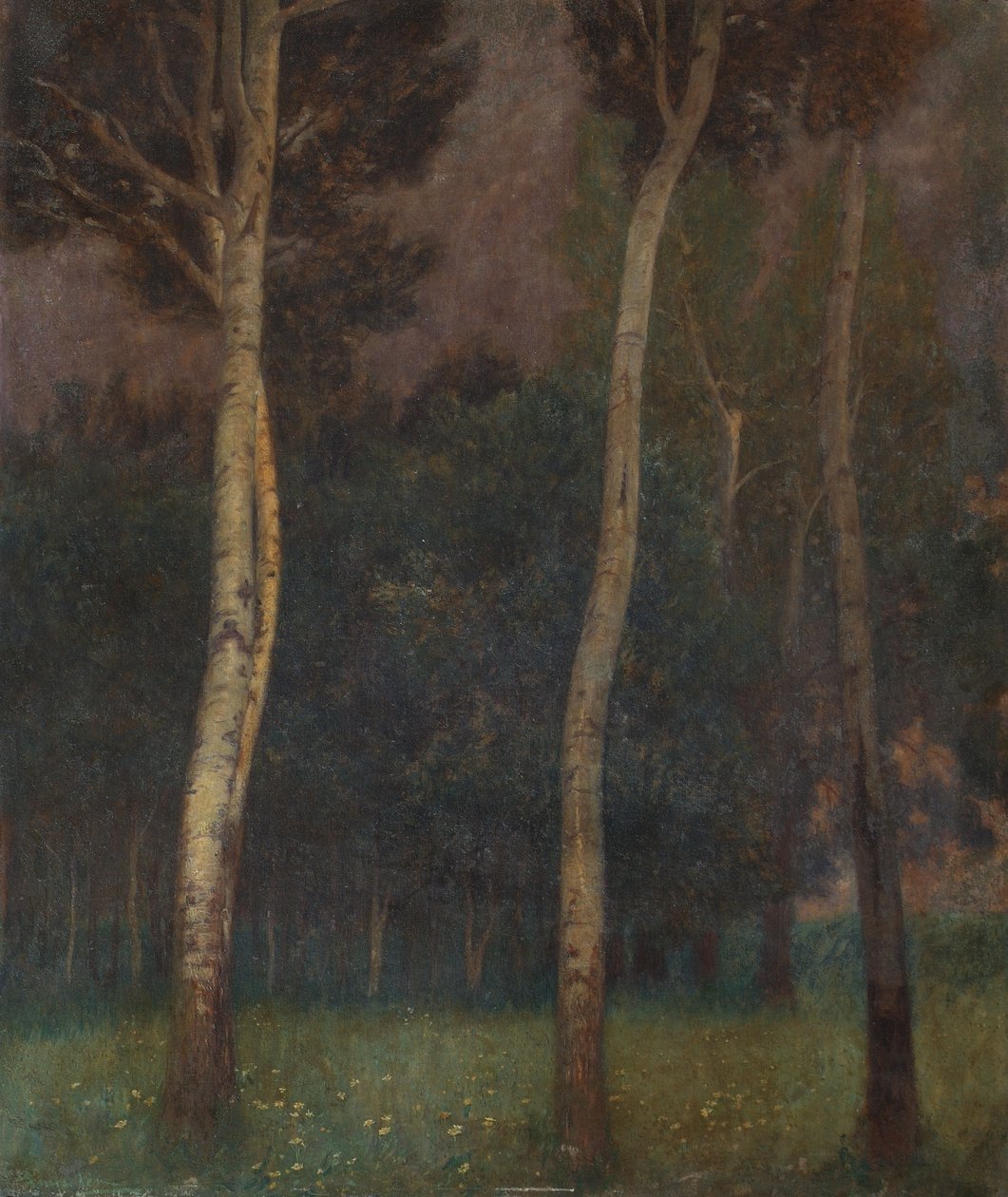 Niederösterreichische Baumlandschaft von Eduard Ameseder