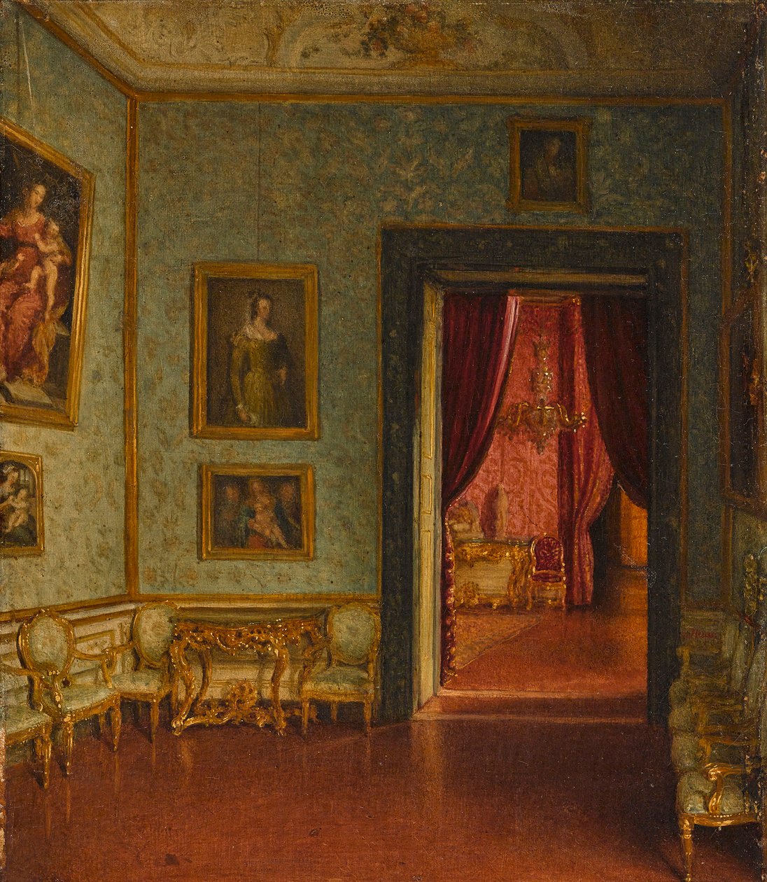 Palazzo Colonna. Blick auf die Sala del Trono von Eduard Heuss