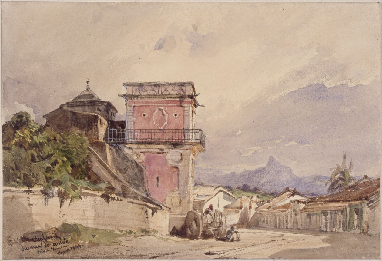 Chafariz da rua do conde. Rio de Janeiro von Eduard Hildebrandt