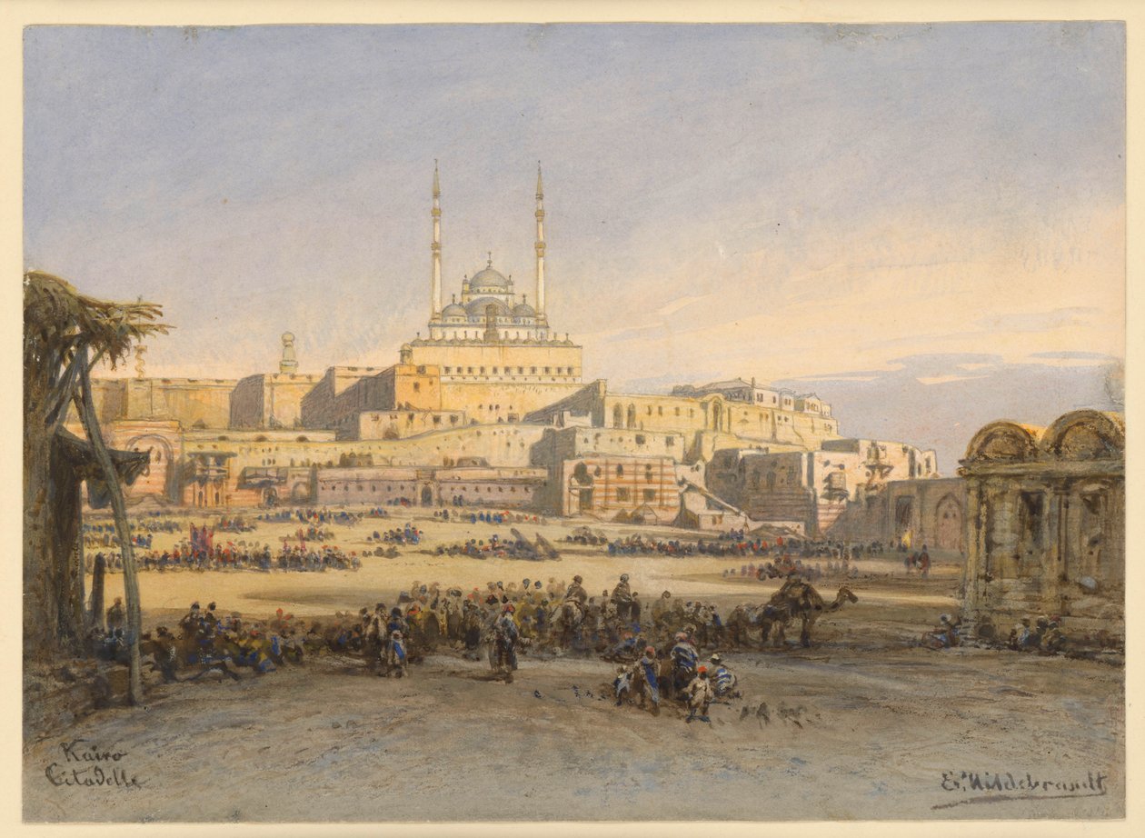 Die Zitadelle von Kairo von Eduard Hildebrandt