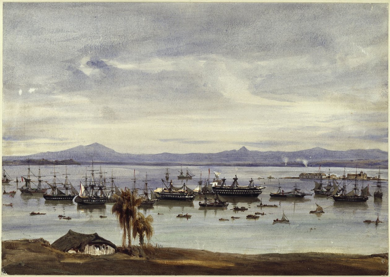 Panorama von Rio de Janeiro von Eduard Hildebrandt