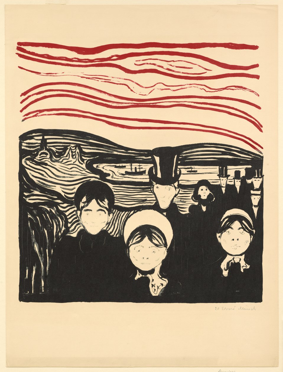 Angst von Edvard Munch