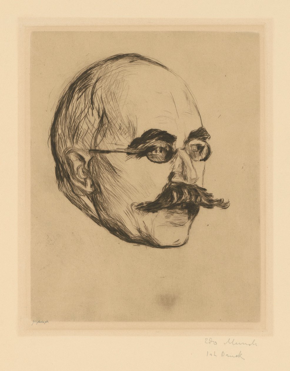 Dr. Gustav Schiefler von Edvard Munch
