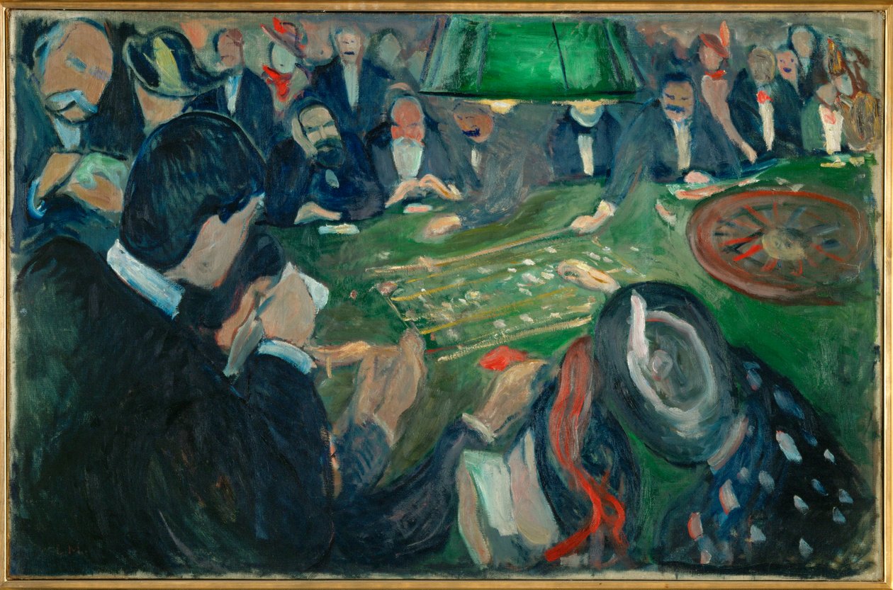 Roulettetisch von Edvard Munch