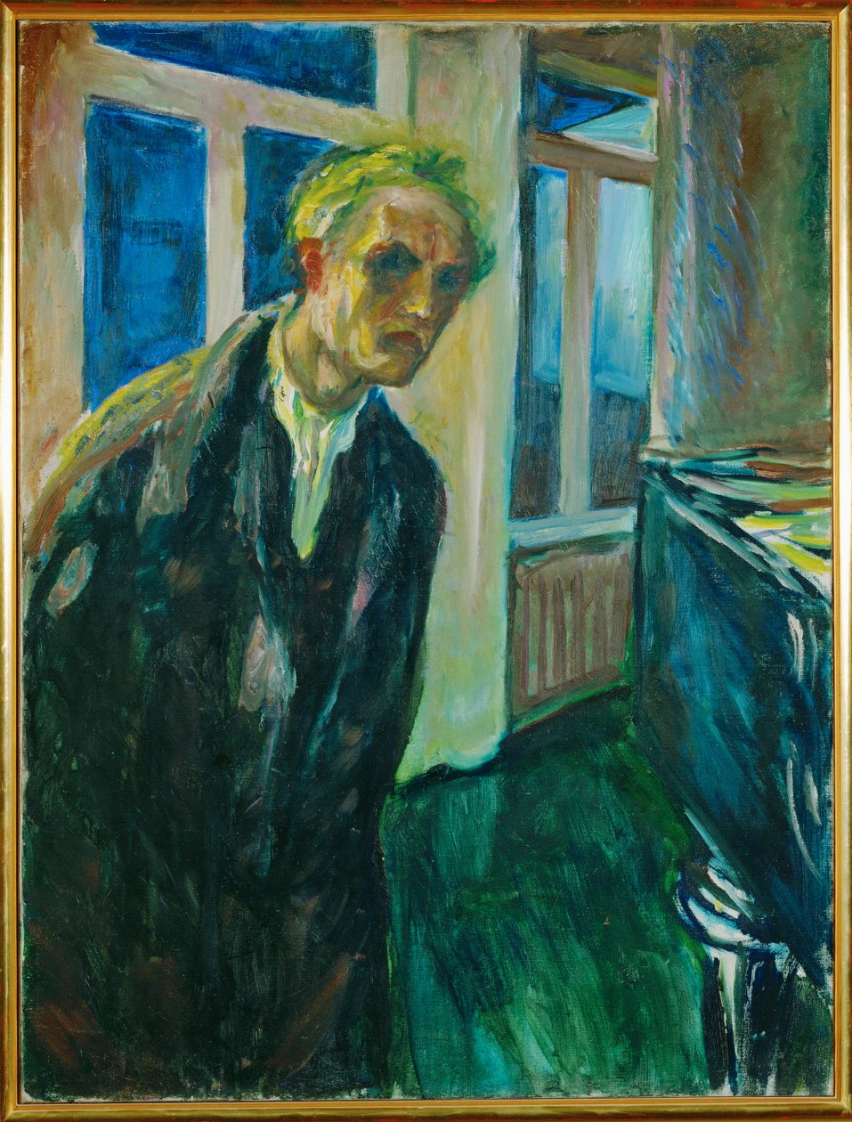 Selbstporträt. Die Nacht von Edvard Munch