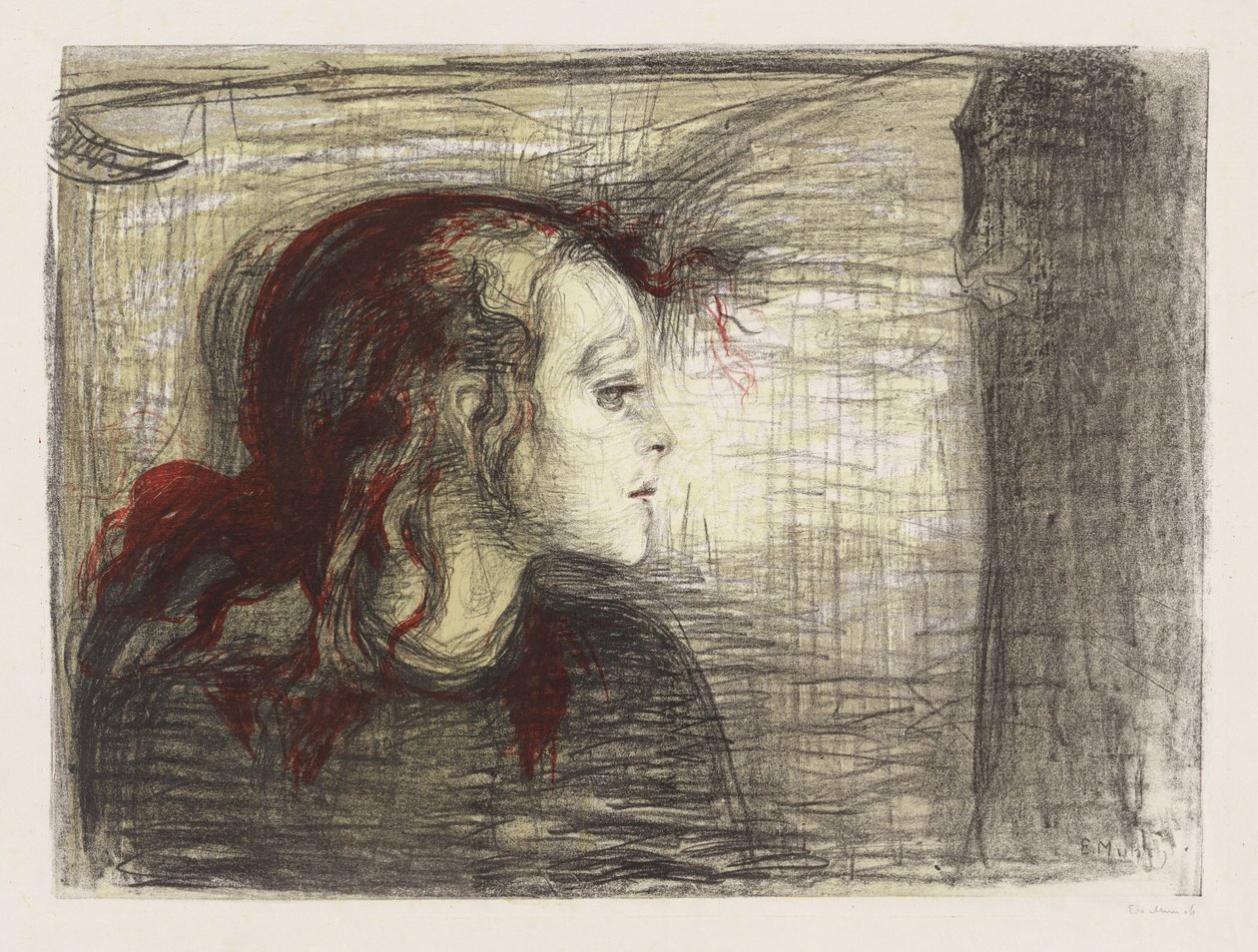 Das kranke Kind I von Edvard Munch