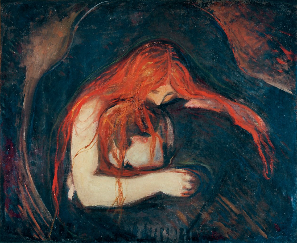Der Vampir von Edvard Munch